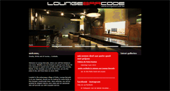 Desktop Screenshot of loungebarcode.be